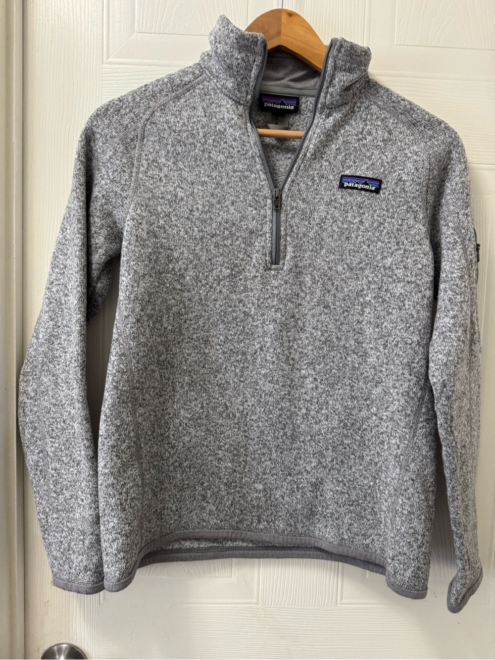 Patagonia Gray Half-Zip Fleece Pullover